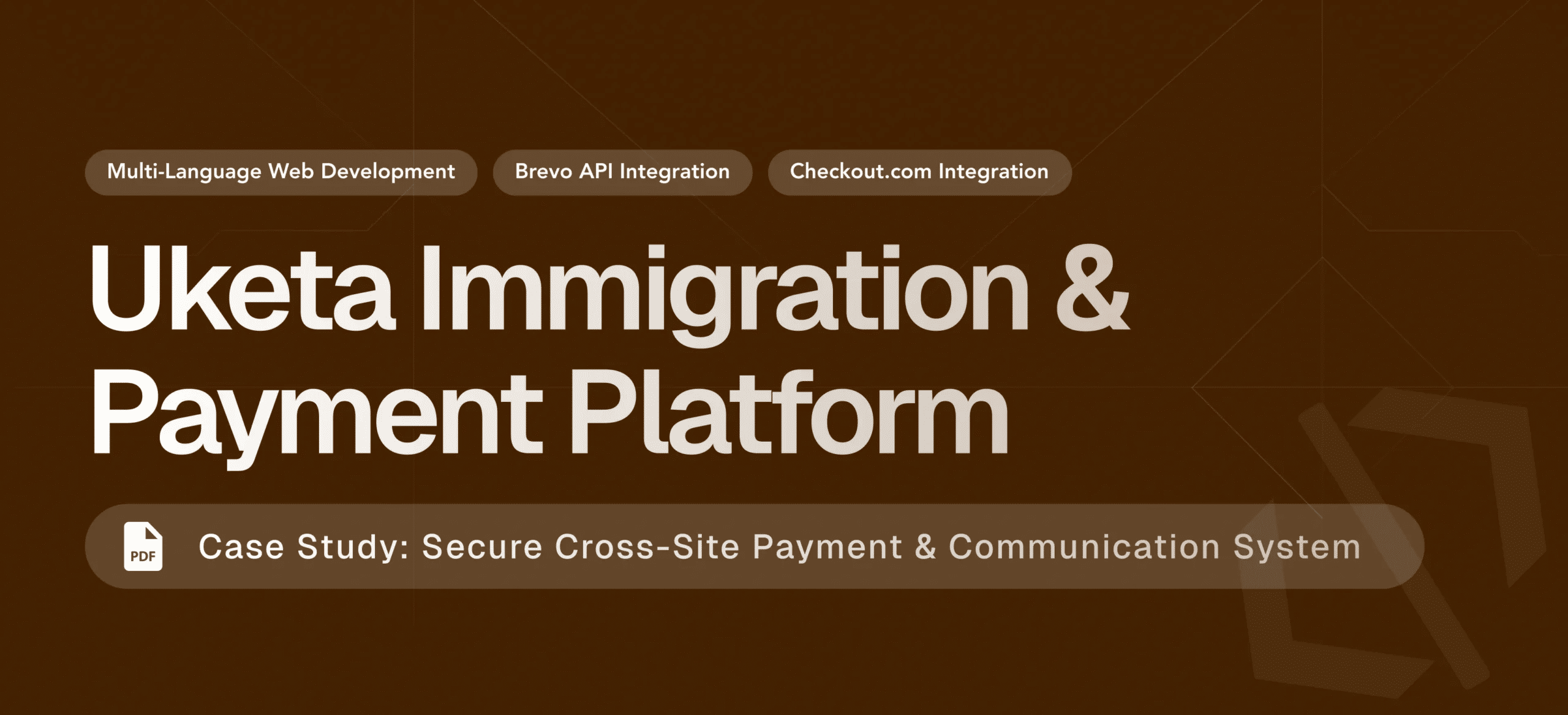Uketa Support – Multi-Language Immigration Platform with Secure Cross-Site Payments